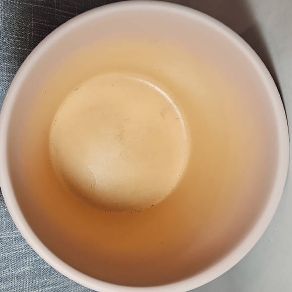 Soft Pink Textured Abstract Pattern Ceramic Pot - Picture 3 of 10